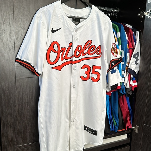 Adley Rutschman Baltimore Orioles Nike Home Elite Authentic 2024 - White - Picture 4 of 7